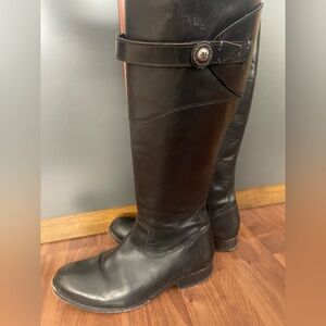 FRYE Molly button knee high boots 7.5